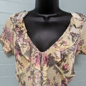 Rare Roberto Cavalli top. 6 Gorgeous detail